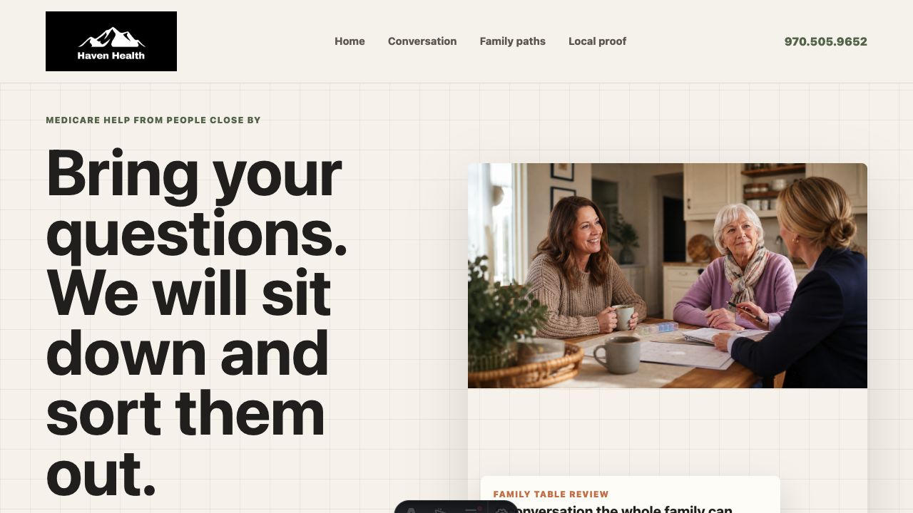 The Community Trust Site homepage preview