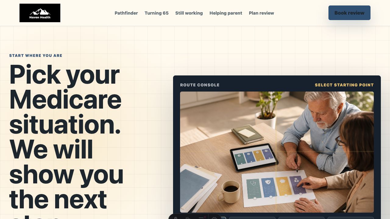 The Decision Pathway homepage preview
