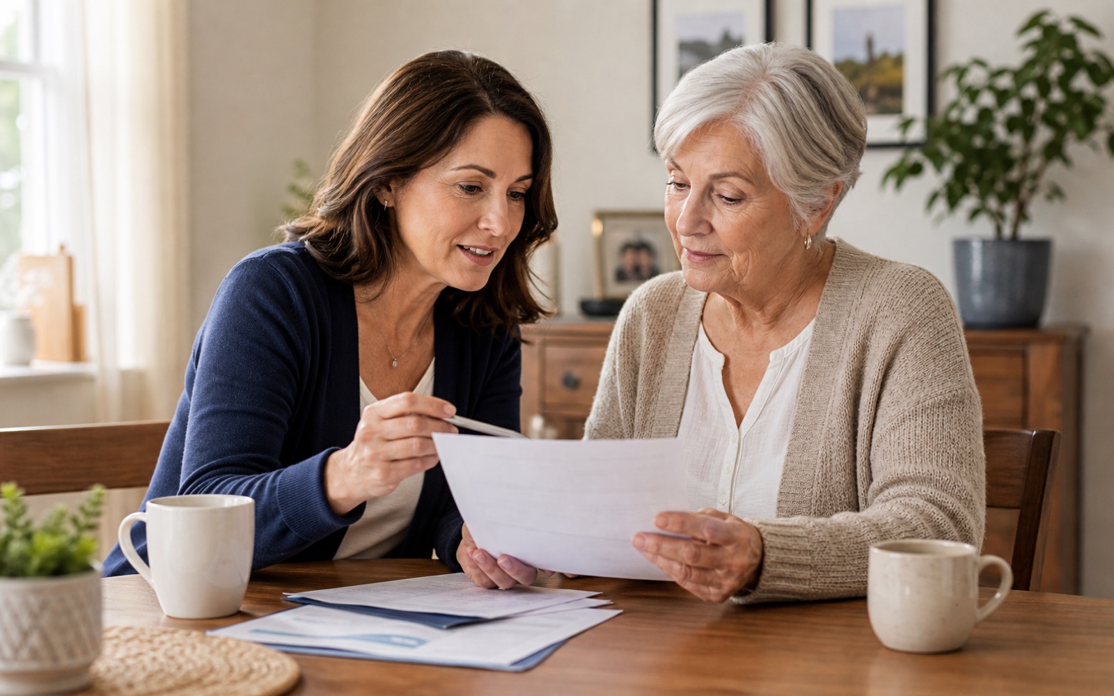 Helping a parent Medicare decision lane